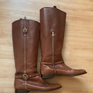 COACH Brown Leather Riding Boots